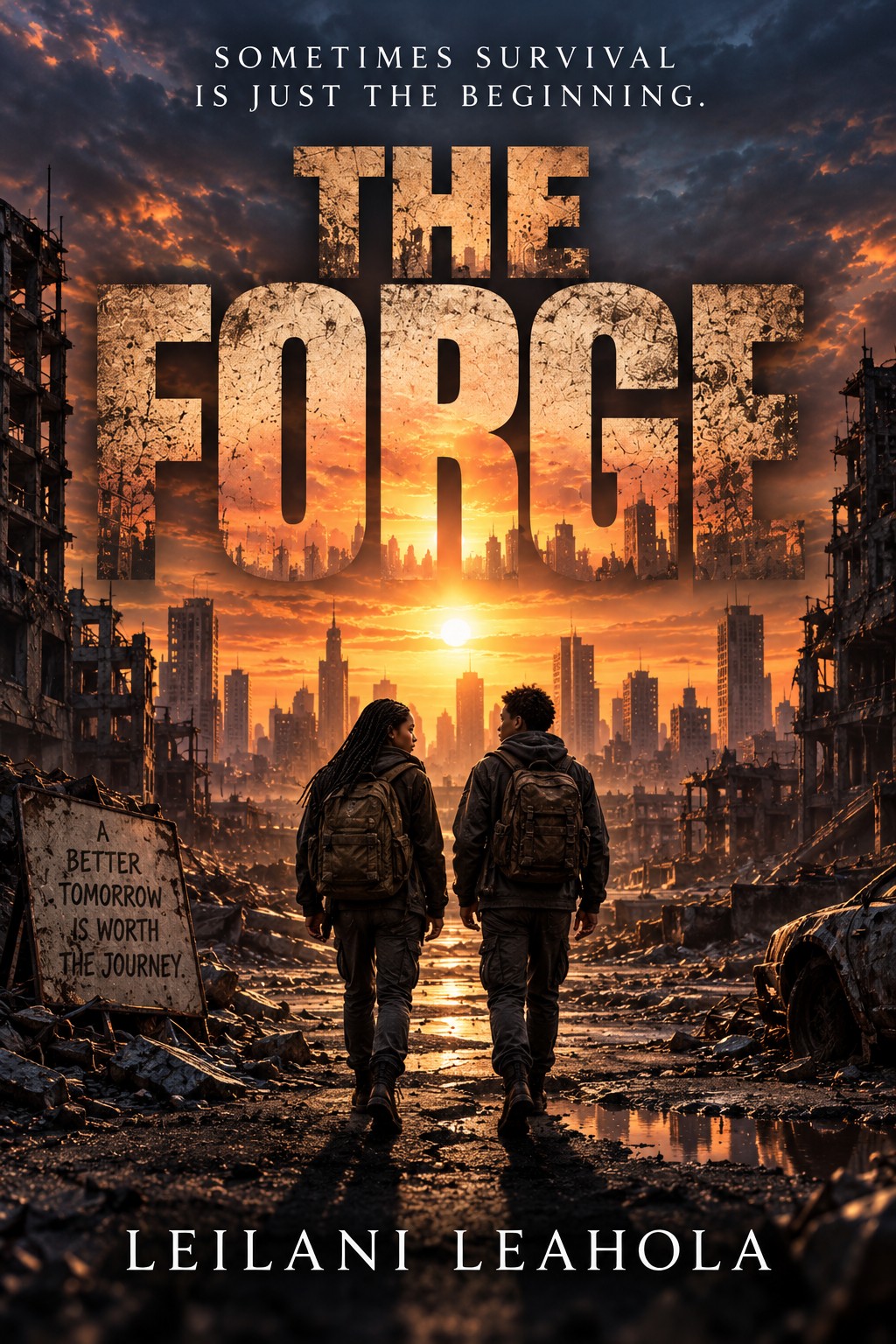 The Forge book cover by Leilani Leahola